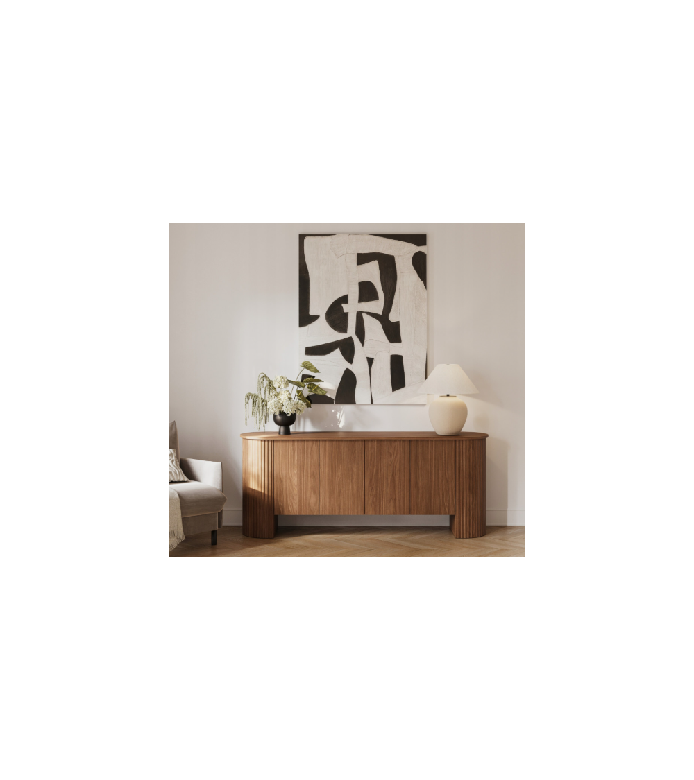 Credenza CAVO a 4 ante – Finitura Noce Lincoln