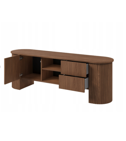 Meuble TV CAVO – 180 cm – Noyer Lincoln
