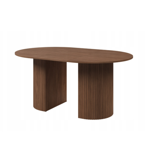 Table à manger CAVO extensible – 120/220 cm – Noyer Lincoln