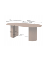 Tavolo da pranzo allungabile CAVO – 120/220 cm – Noce Lincoln