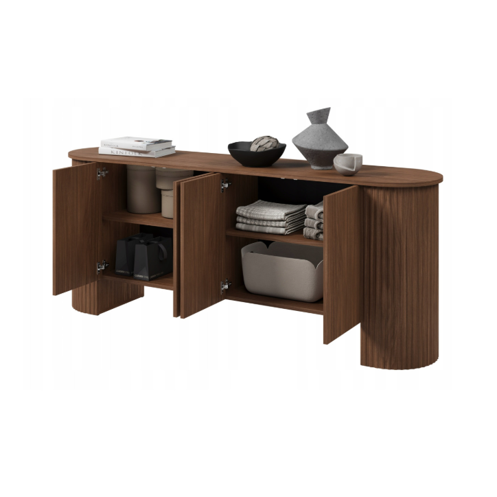 Salon complet CAVO – Noyer Lincoln – Design contemporain