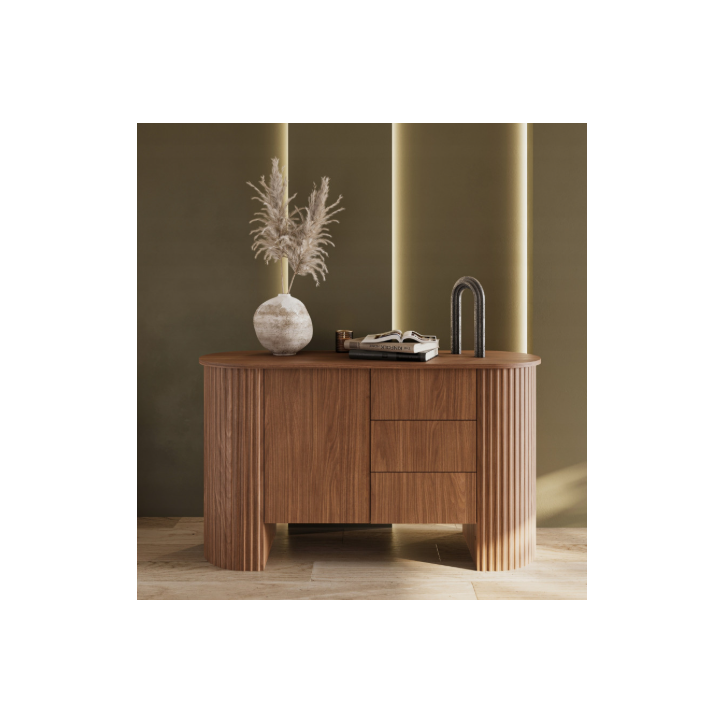 Soggiorno completo CAVO – Noce Lincoln – Design contemporaneo Soggiorno completo CAVO – Noce Lincoln – Design contemporaneo