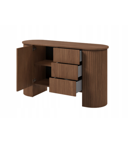 Salon complet CAVO – Noyer Lincoln – Design contemporain
