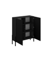 Composizione mobile TV HALLE - Colore Nero