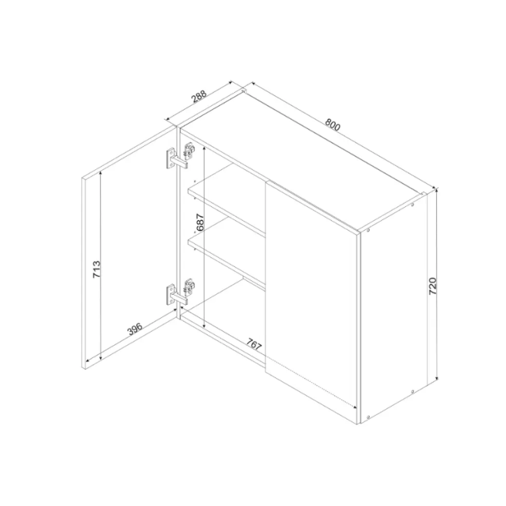 Set da cucina CLARA CLASSIC LINE 240 cm