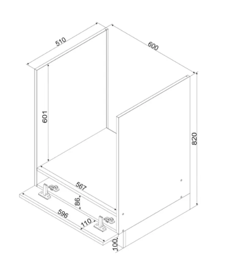 Ensemble Cuisine CLARA CLASSIC LINE 210 cm