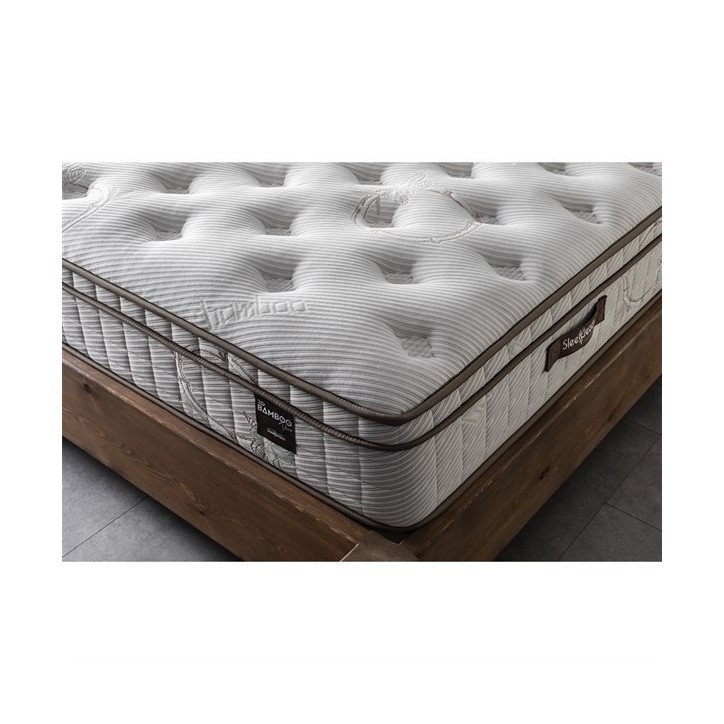 MATELAS EN MOUSSE VISCOÉLASTIQUE 3D BAMBOU 140 x 190 cm