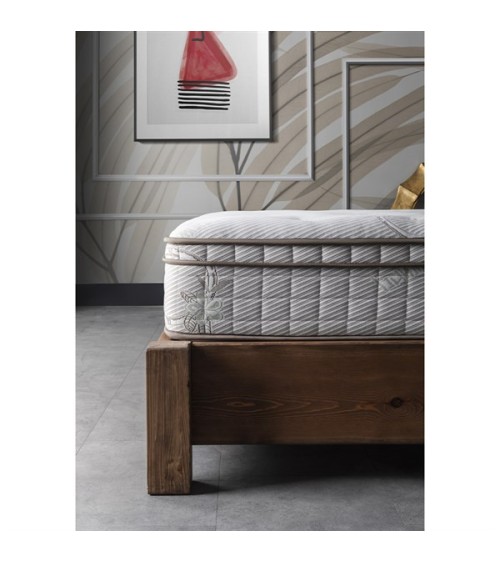 MATELAS EN MOUSSE VISCOÉLASTIQUE 3D BAMBOU 140 x 190 cm