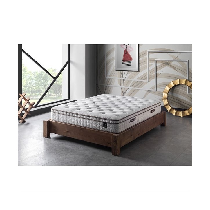 MATELAS EN MOUSSE VISCOÉLASTIQUE 3D BAMBOU 160 x 200 cm