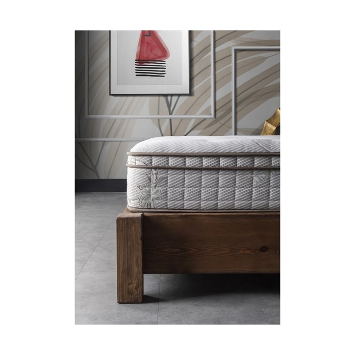 MATELAS EN MOUSSE VISCOÉLASTIQUE 3D BAMBOU 160 x 200 cm