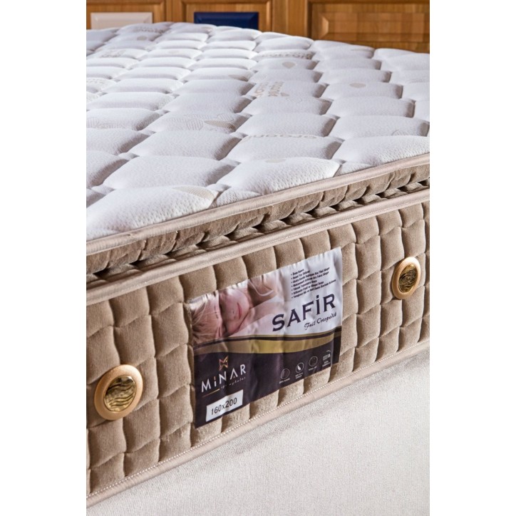 Matelas orthopédique rembourré SAFIR  en 160*200 cm