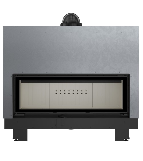 Insert cheminées à bois MB 130CM porte guillotine 21 kW