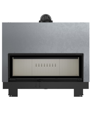 Insert cheminées à bois MB 130CM porte guillotine 21 kW