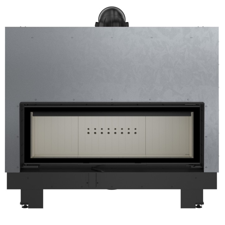 Insert cheminées à bois MB 130CM porte guillotine 21 kW