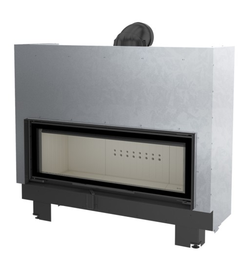 Insert cheminées à bois MB 130CM porte guillotine 21 kW