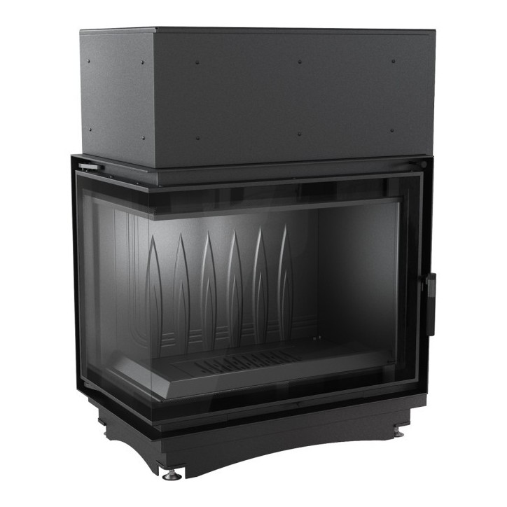 Insert cheminée AMELIA 25 BS DECO vitre à gauche