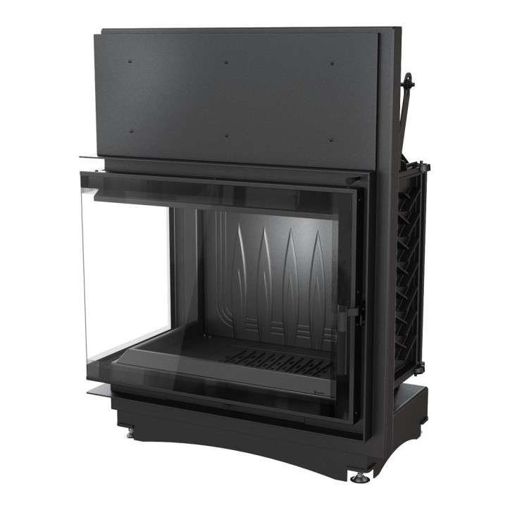 Insert cheminée AMELIA 25 BS DECO vitre à gauche