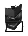 Insert cheminée AMELIA 25 BS DECO vitre à gauche