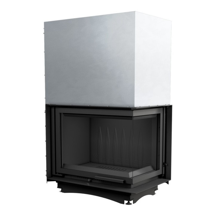 Insert cheminée AMELIA 21 BS vitre à droite ouverture relevable