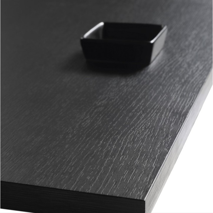 BUFFET LONG 144 cm 2 PORTES 3 TIROIRS anthracite mat - RAVEN 1