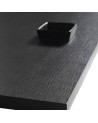 BUFFET LONG 144 cm 2 PORTES 3 TIROIRS anthracite mat - RAVEN 1