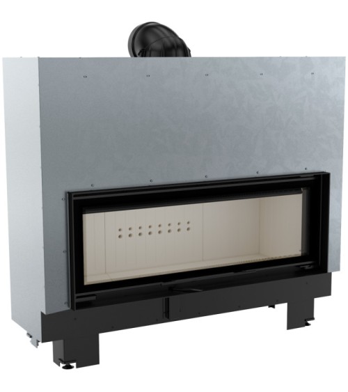 Insert cheminée MB 120 ouverture relevable + 7 bouches recuperateur