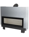Insert cheminée MB 120 ouverture relevable + 7 bouches recuperateur