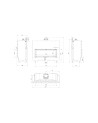 Insert cheminée MB 120 ouverture relevable + 7 bouches recuperateur