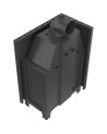 Insert cheminée MBO 15 BS vitre à gauche + 4 bouches recuperateur