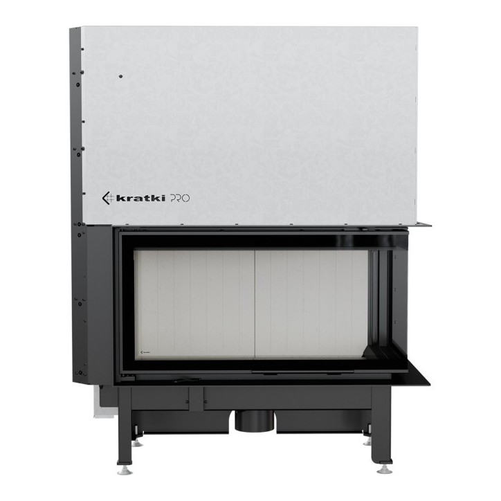 Insert cheminée NADIA 14 vitre à droite ouverture relevable