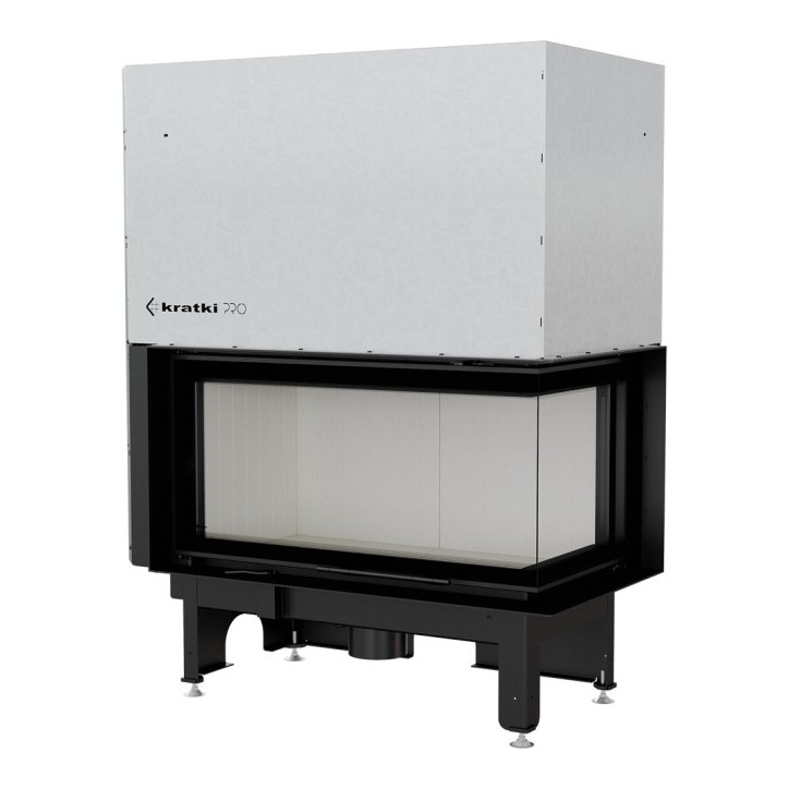 Insert cheminée NADIA 14 vitre à droite ouverture relevable