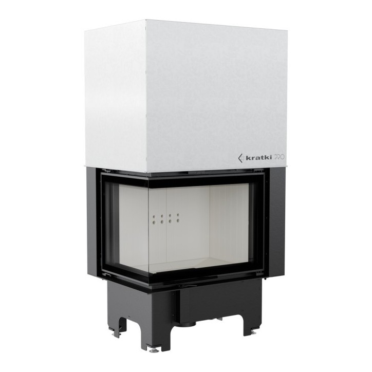 Insert cheminée VN 700/480 BS vitre à gauche ouverture relevable