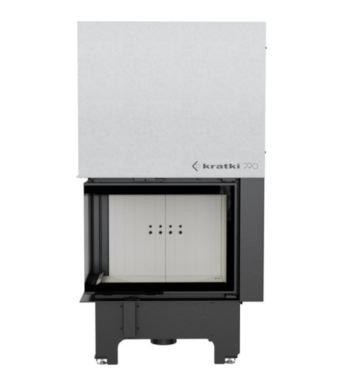 Insert cheminée VN 700/480 BS vitre à gauche ouverture relevable