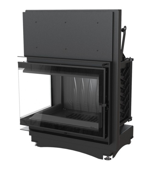 Insert cheminée ZUZIA 16 BS DECO vitre à gauche