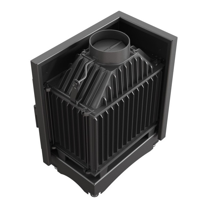 Insert cheminée ZUZIA 16 BS DECO vitre à gauche