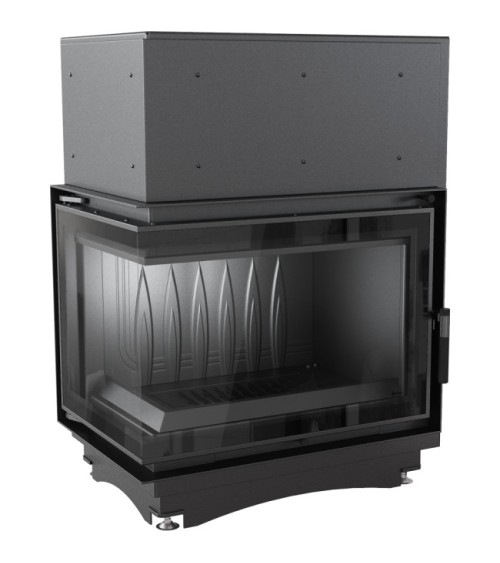 Insert cheminée ZUZIA 16 BS DECO vitre à gauche