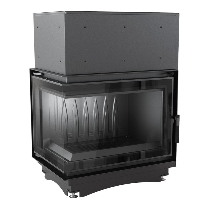 Insert cheminée ZUZIA 16 BS DECO vitre à gauche