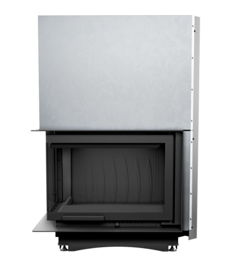 Insert cheminée ZUZIA 16 BS vitre à gauche ouverture relevable