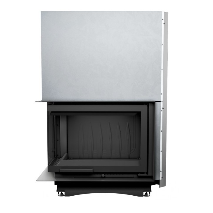 Insert cheminée ZUZIA 16 BS vitre à gauche ouverture relevable