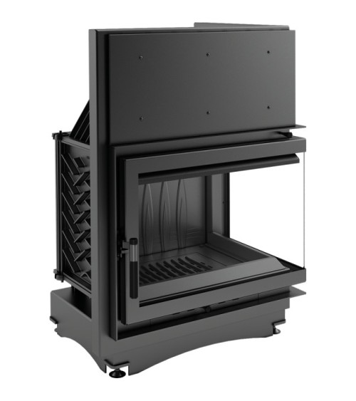 Insert cheminée ZUZIA BS 16 KW vitre à droite