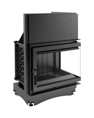Insert cheminée ZUZIA BS 16 KW vitre à droite