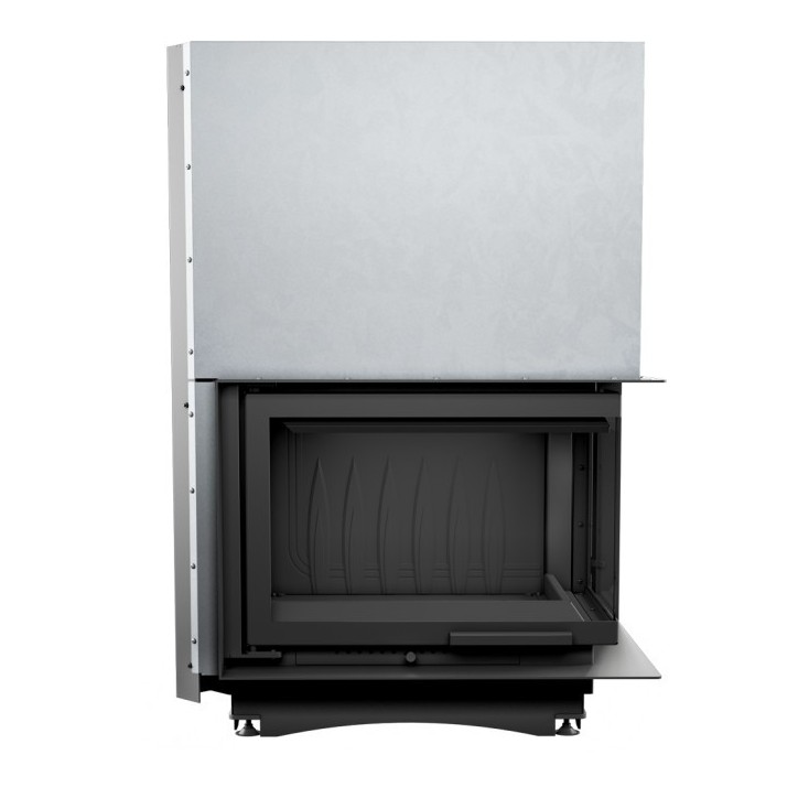 Insert cheminée ZUZIA 16 BS vitre à droite ouverture relevable