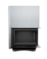 Insert cheminée ZUZIA 16 BS vitre à droite ouverture relevable