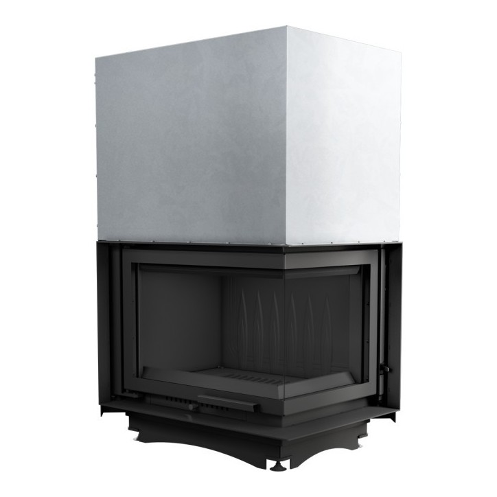 Insert cheminée ZUZIA 16 BS vitre à droite ouverture relevable