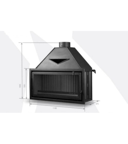 Insert de cheminée 110 CM Classic 11-19kW