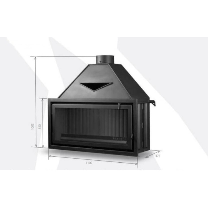 Insert de cheminée 110 CM Classic 11-19kW
