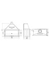 Insert de cheminée 110 CM Classic 11-19kW