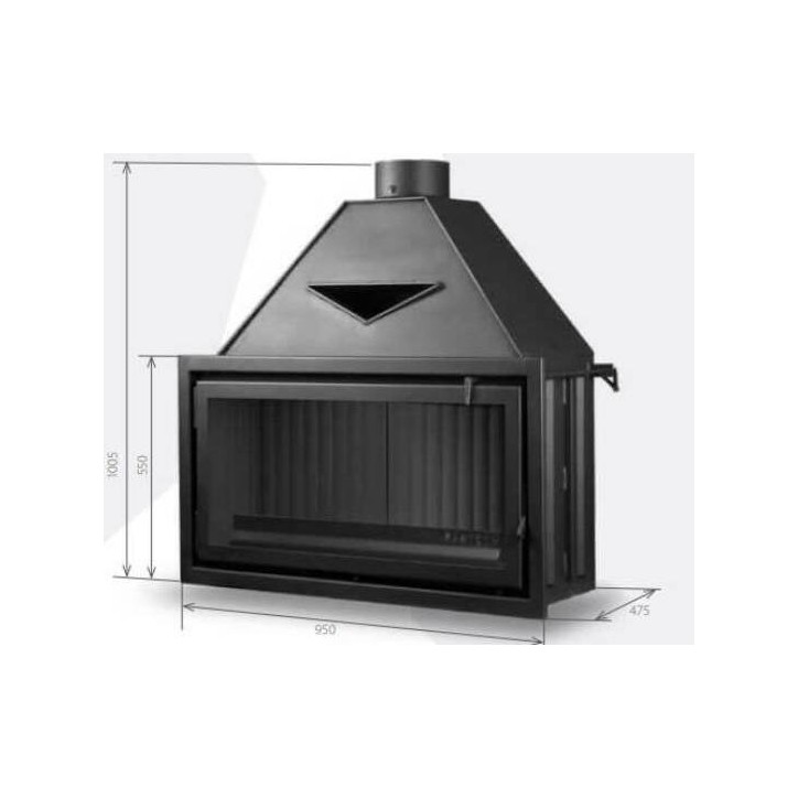 Insert de cheminée 95 CM Classic d200 9-15kW