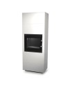 Insert de cheminée 60 B meuble blanc 2+2  70x179 CM   6 kW