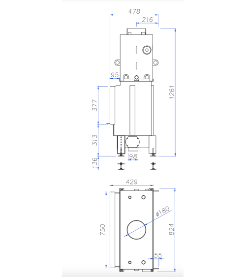 INSERT CHEMINÉE NEMO 6 chauffage central 18/14 kW